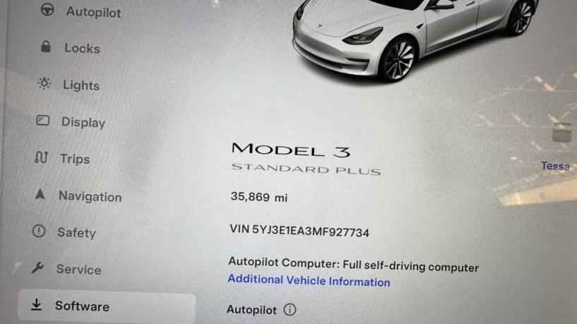 TESLA MODEL 3 2021 5YJ3E1EA3MF927734 image